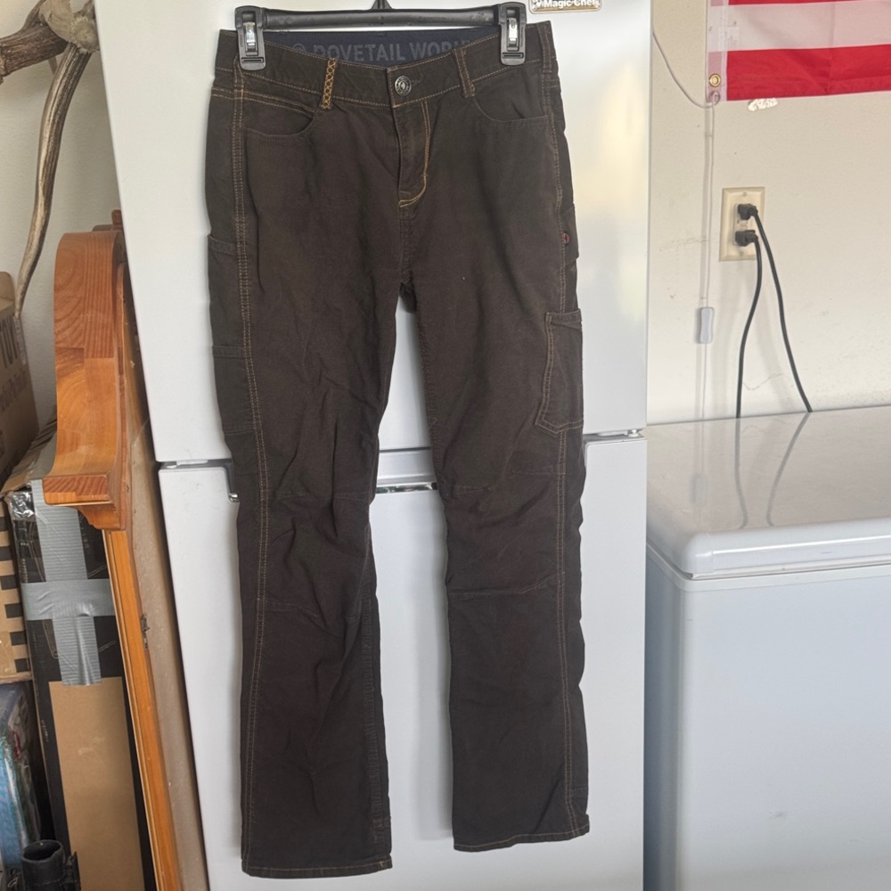 Dovetail Workwear Cargo Canvas Pants - Brown